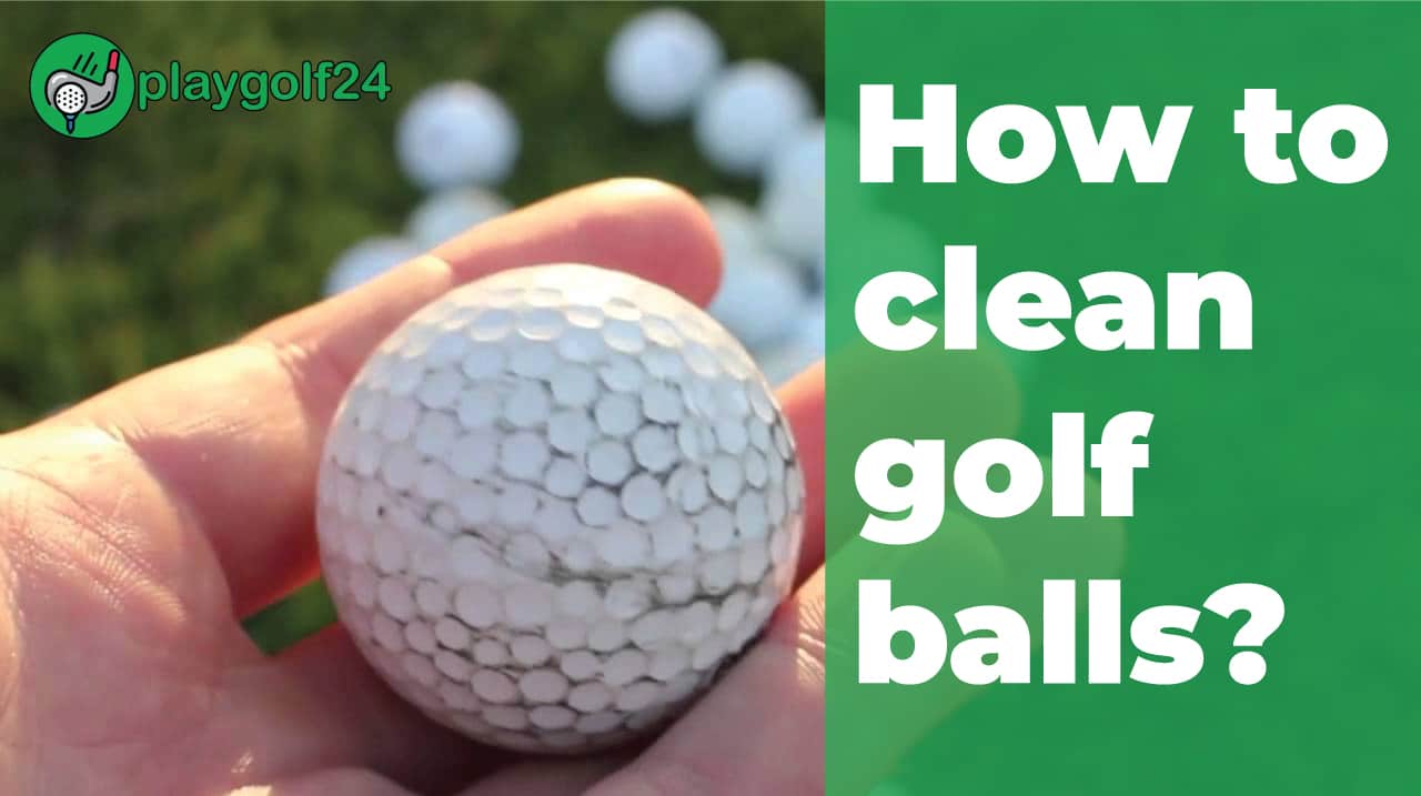 How to clean golf balls?