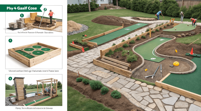 How to Build a Mini Golf Course