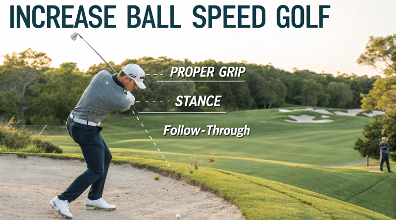 How to Increase Ball Speed in Golf