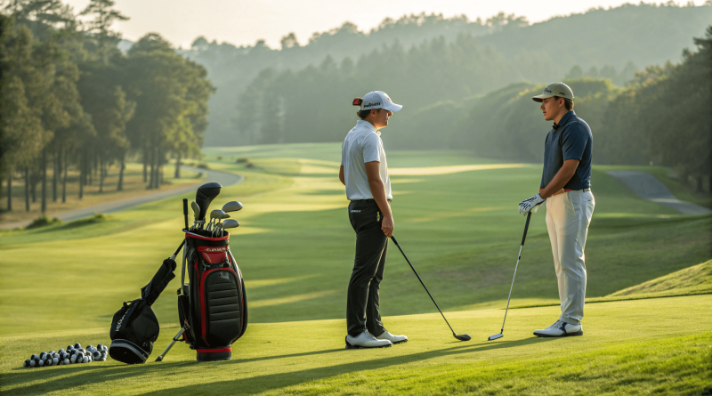 When should a new golfer buy his first set of golf clubs?